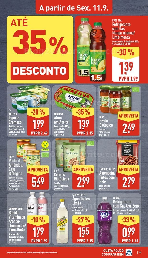Antevisão Folheto ALDI Promoções de 7 a 13 setembro