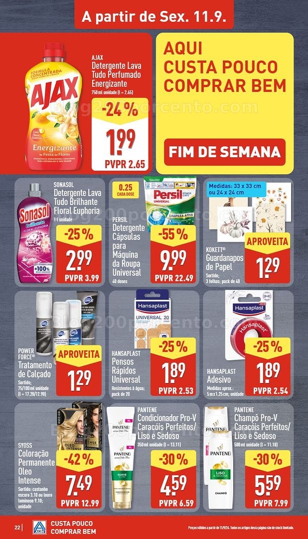 Antevisão Folheto ALDI Promoções de 7 a 13 setembro