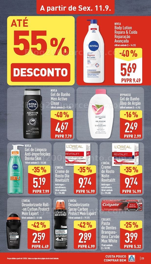 Antevisão Folheto ALDI Promoções de 7 a 13 setembro