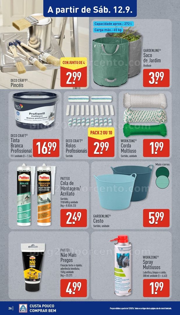 Antevisão Folheto ALDI Promoções de 7 a 13 setembro
