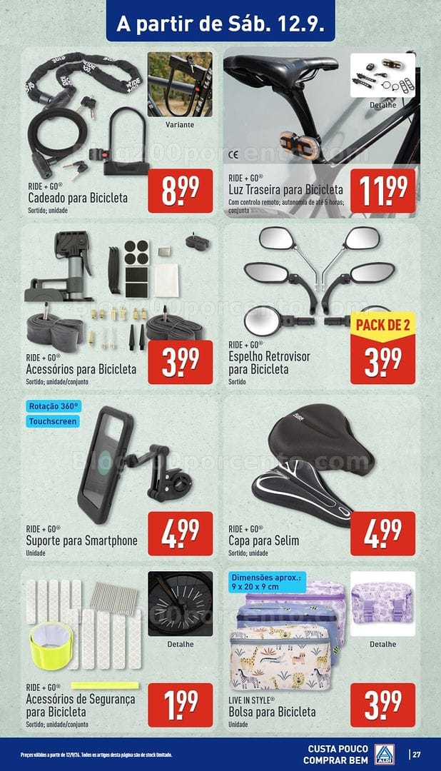 Antevisão Folheto ALDI Promoções de 7 a 13 setembro