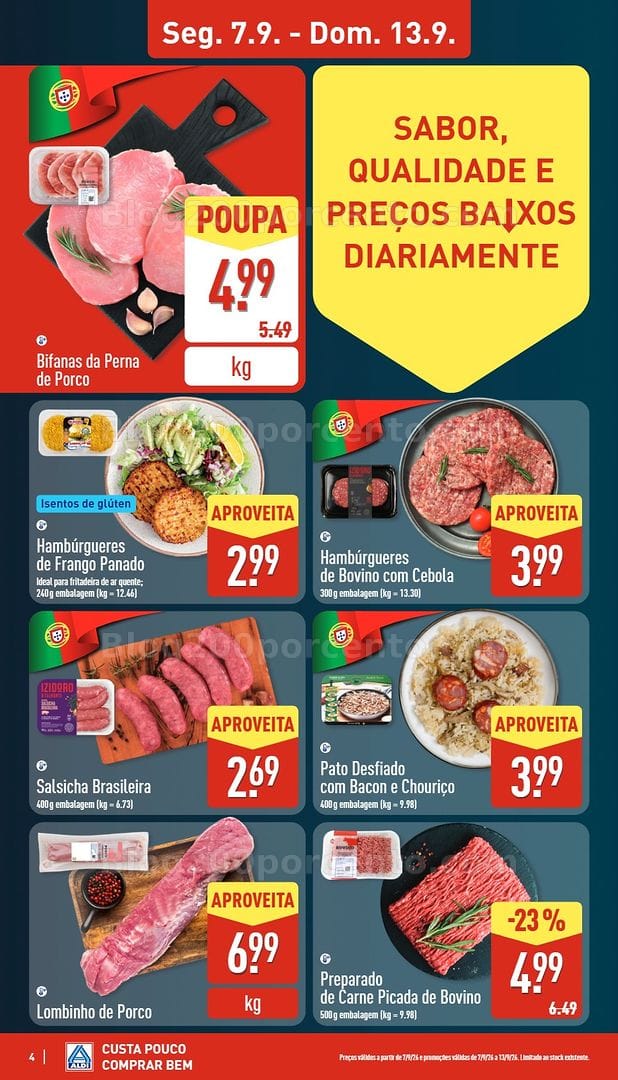 Antevisão Folheto ALDI Promoções de 7 a 13 setembro