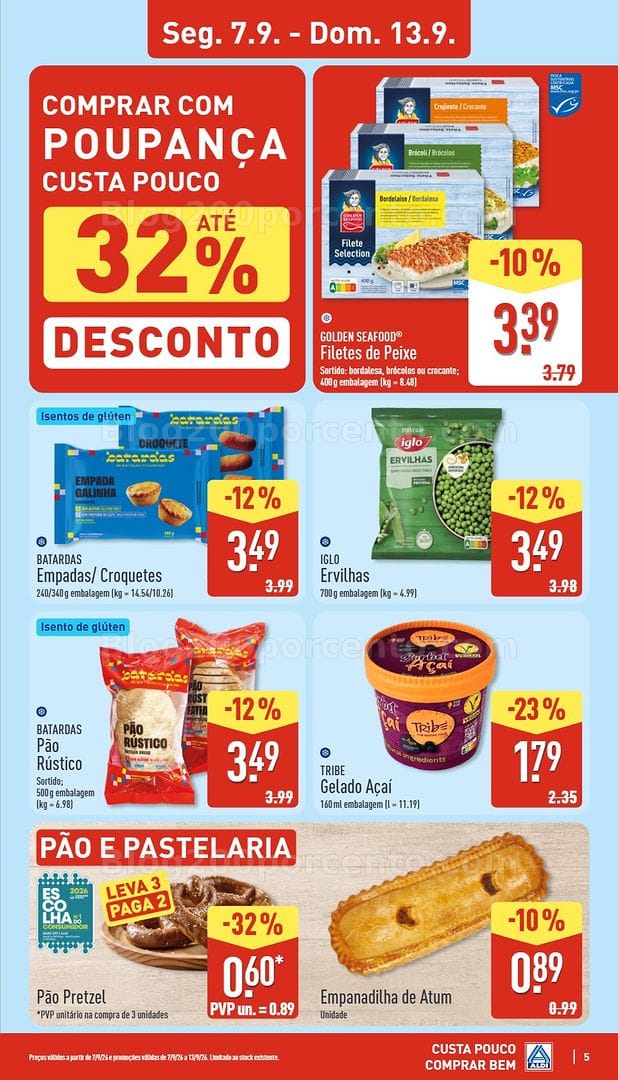 Antevisão Folheto ALDI Promoções de 7 a 13 setembro