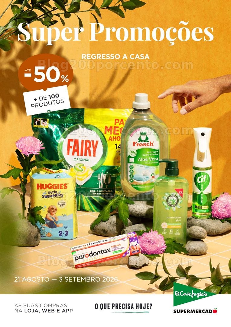Antevisão Folheto EL CORTE INGLÉS Promoções de 21 agosto a 3 setembro