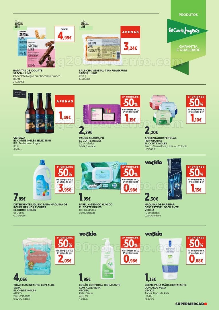 Antevisão Folheto EL CORTE INGLÉS Promoções de 21 agosto a 3 setembro
