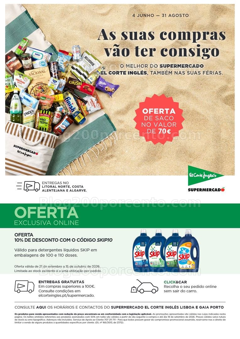 Antevisão Folheto EL CORTE INGLÉS Promoções de 21 agosto a 3 setembro