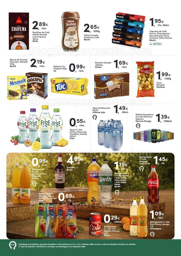 Antevisão Folheto A NOSSA LOJA Promoções de 7 a 20 agosto