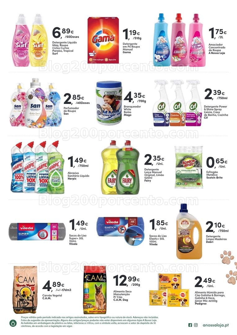 Antevisão Folheto A NOSSA LOJA Promoções de 7 a 20 agosto