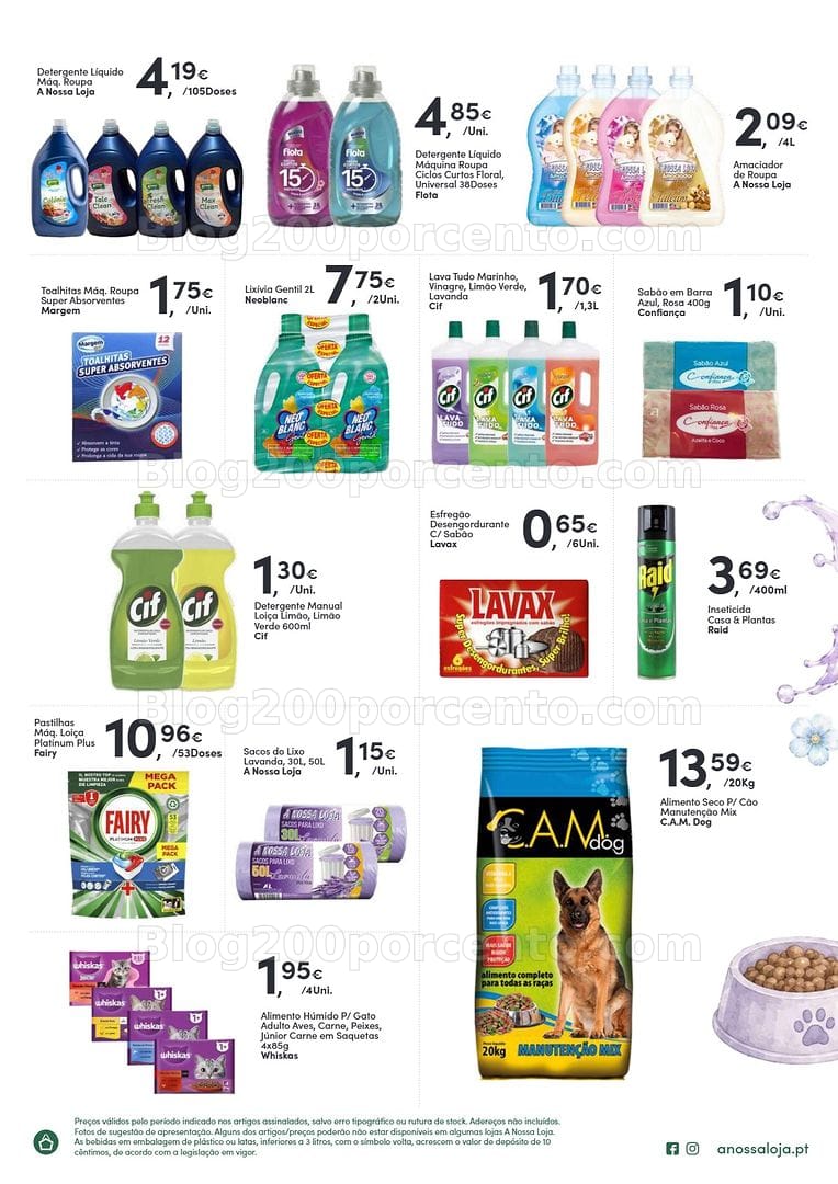 Antevisão Folheto A NOSSA LOJA Promoções de 21 agosto a 3 setembro