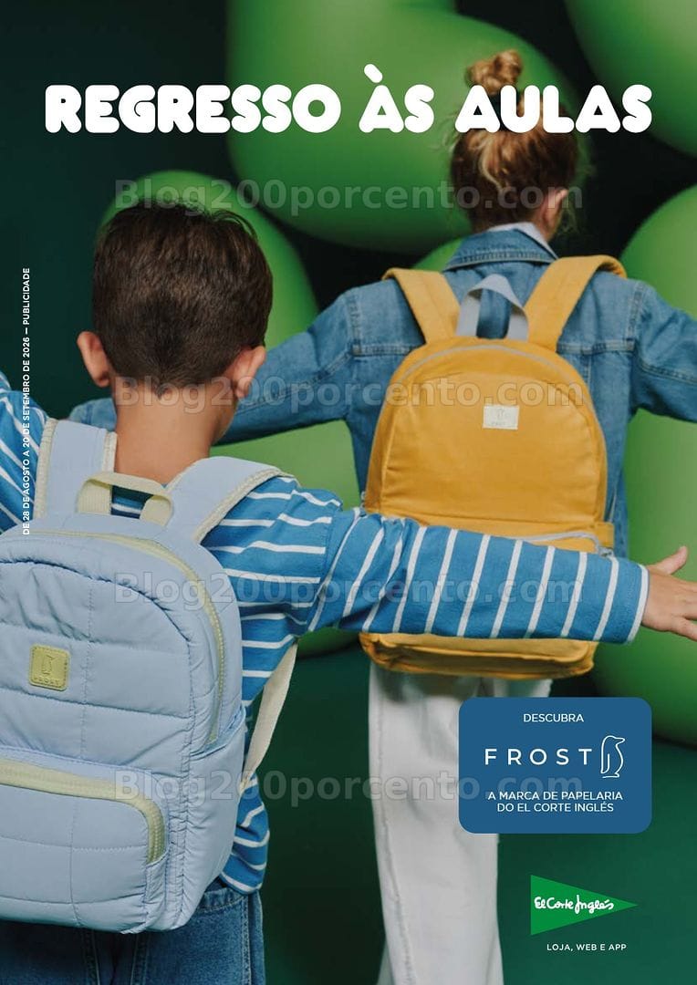 Antevisão Folheto EL CORTE INGLÉS Promoções de 28 agosto a 20 setembro