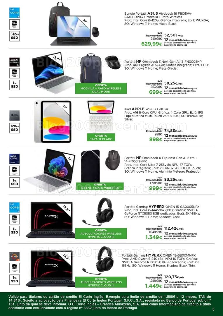 Antevisão Folheto EL CORTE INGLÉS Promoções de 28 agosto a 20 setembro