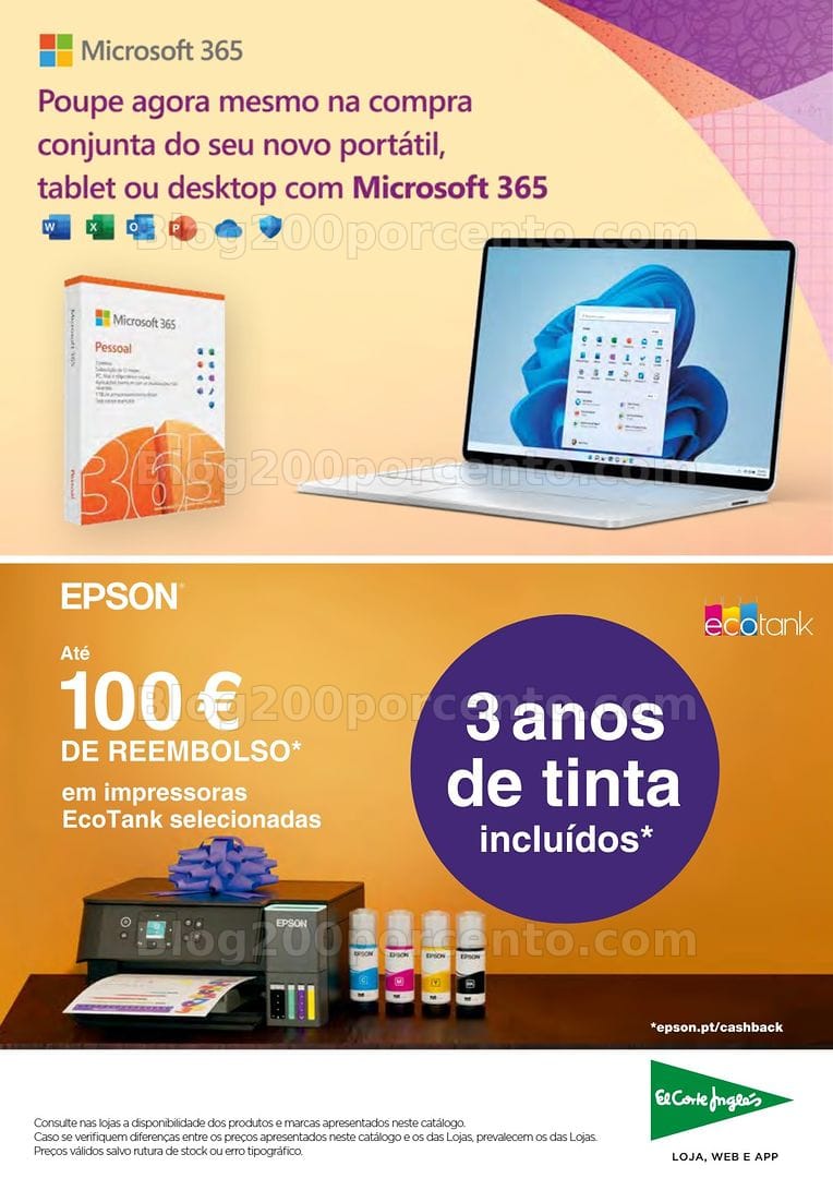 Antevisão Folheto EL CORTE INGLÉS Promoções de 28 agosto a 20 setembro