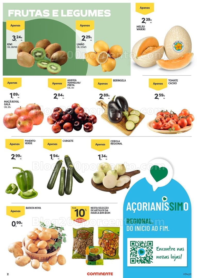Antevisão Folheto CONTINENTE Açores Promoções de 6 a 19 agosto