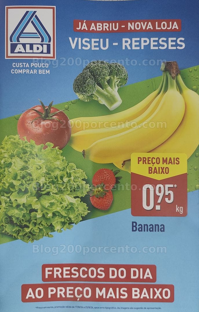 Antevisão Folheto ALDI Aberturas Promoções de 17 a 23 agosto