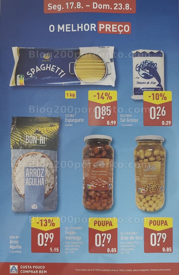 Antevisão Folheto ALDI Aberturas Promoções de 17 a 23 agosto