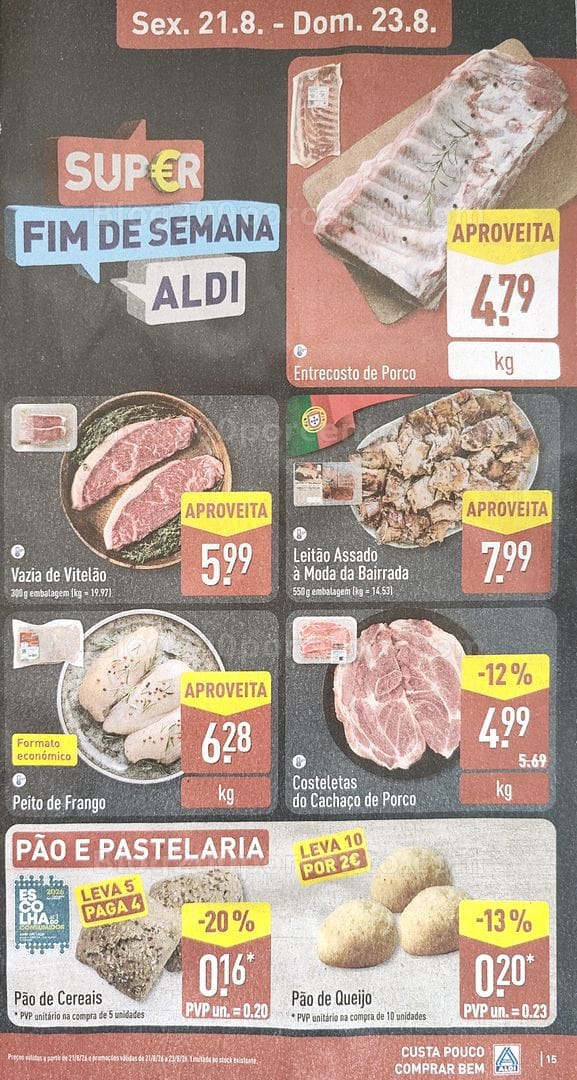Antevisão Folheto ALDI Promoções de 17 a 23 agosto