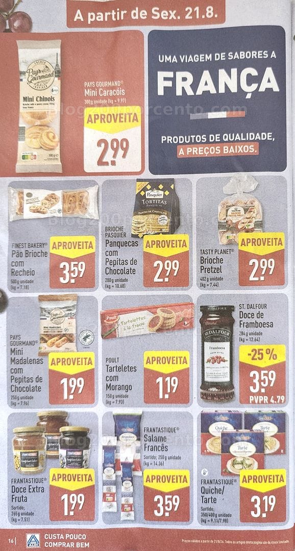 Antevisão Folheto ALDI Promoções de 17 a 23 agosto