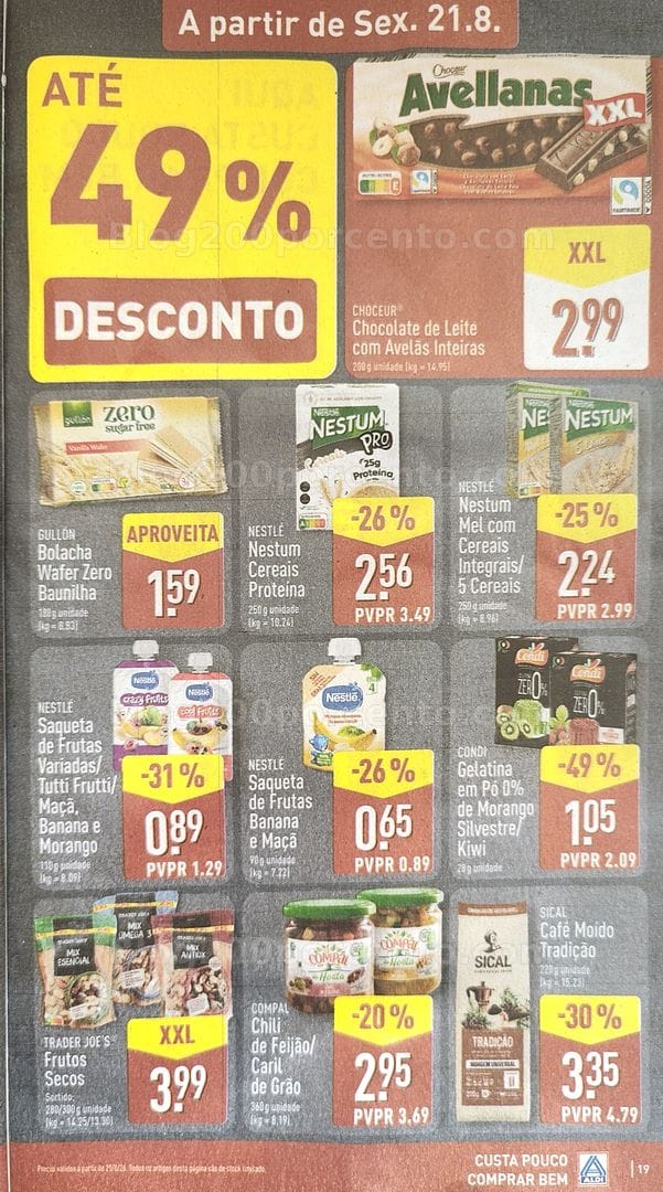 Antevisão Folheto ALDI Promoções de 17 a 23 agosto