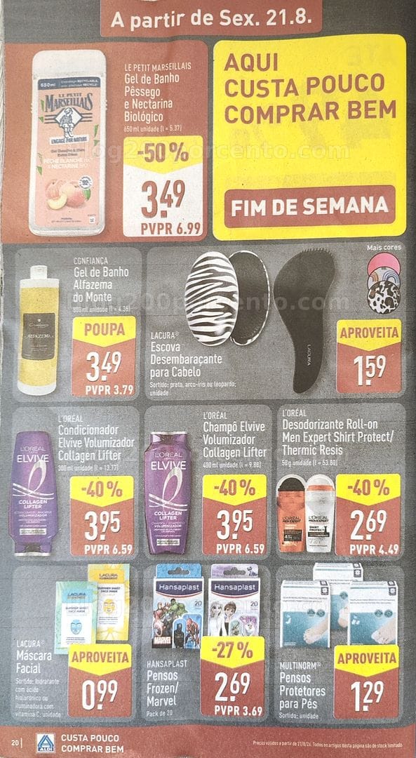 Antevisão Folheto ALDI Promoções de 17 a 23 agosto