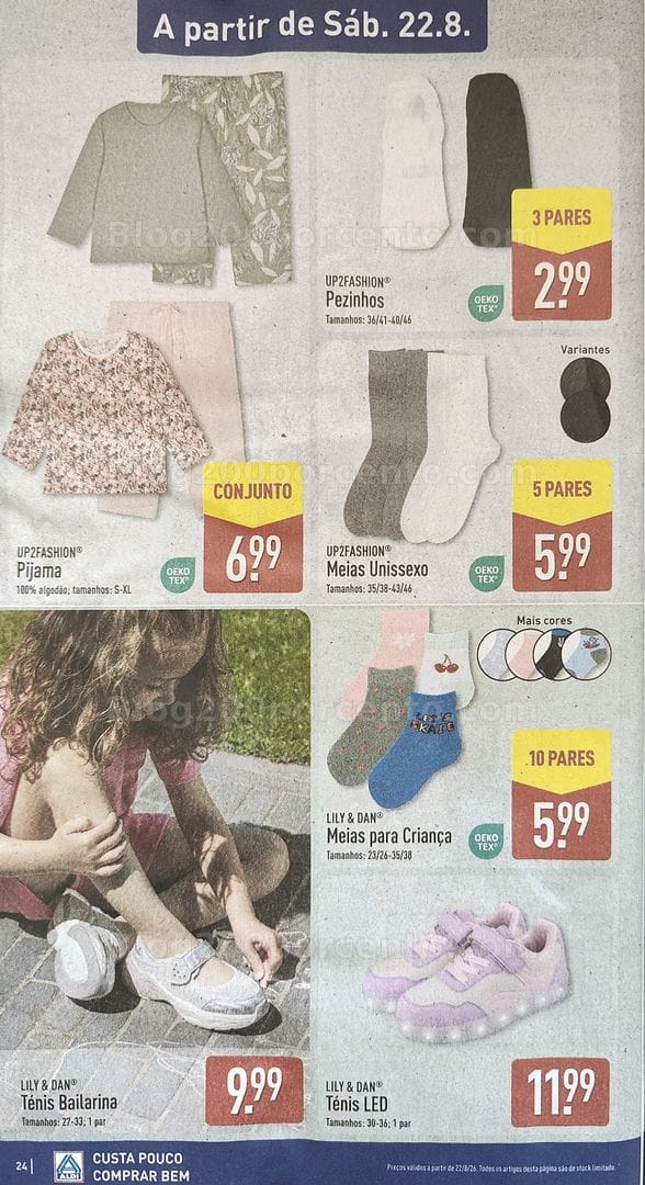 Antevisão Folheto ALDI Promoções de 17 a 23 agosto