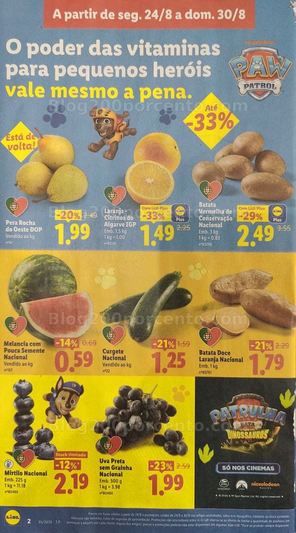 Antevisão Folheto LIDL Promoções de 24 a 30 agosto