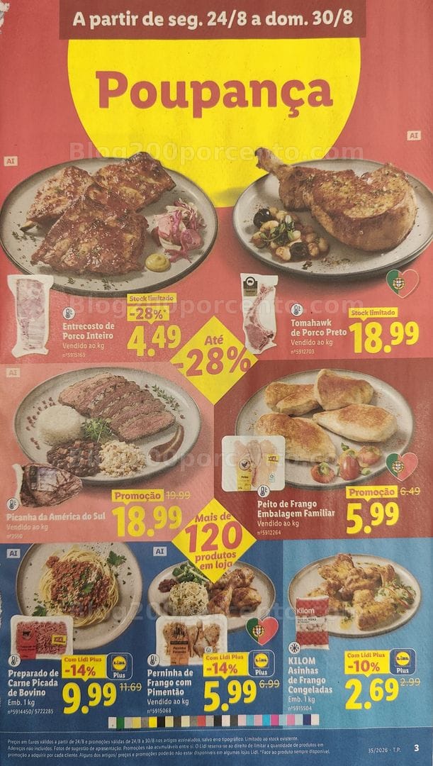 Antevisão Folheto LIDL Promoções de 24 a 30 agosto