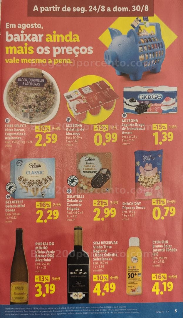 Antevisão Folheto LIDL Promoções de 24 a 30 agosto