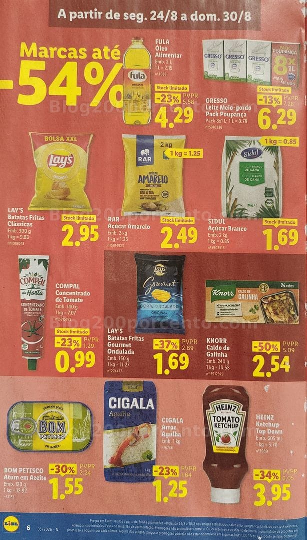Antevisão Folheto LIDL Promoções de 24 a 30 agosto