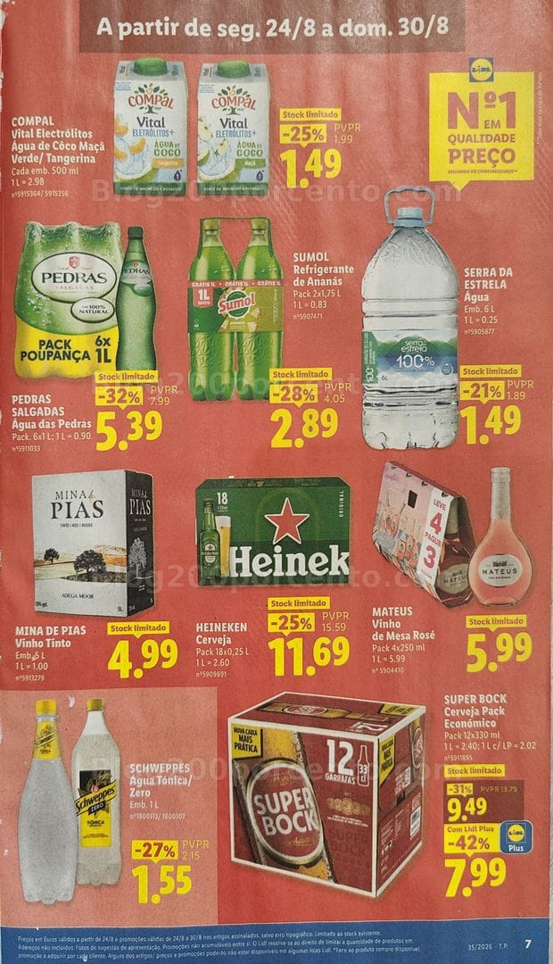Antevisão Folheto LIDL Promoções de 24 a 30 agosto