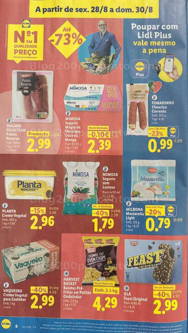 Antevisão Folheto LIDL Promoções de 24 a 30 agosto