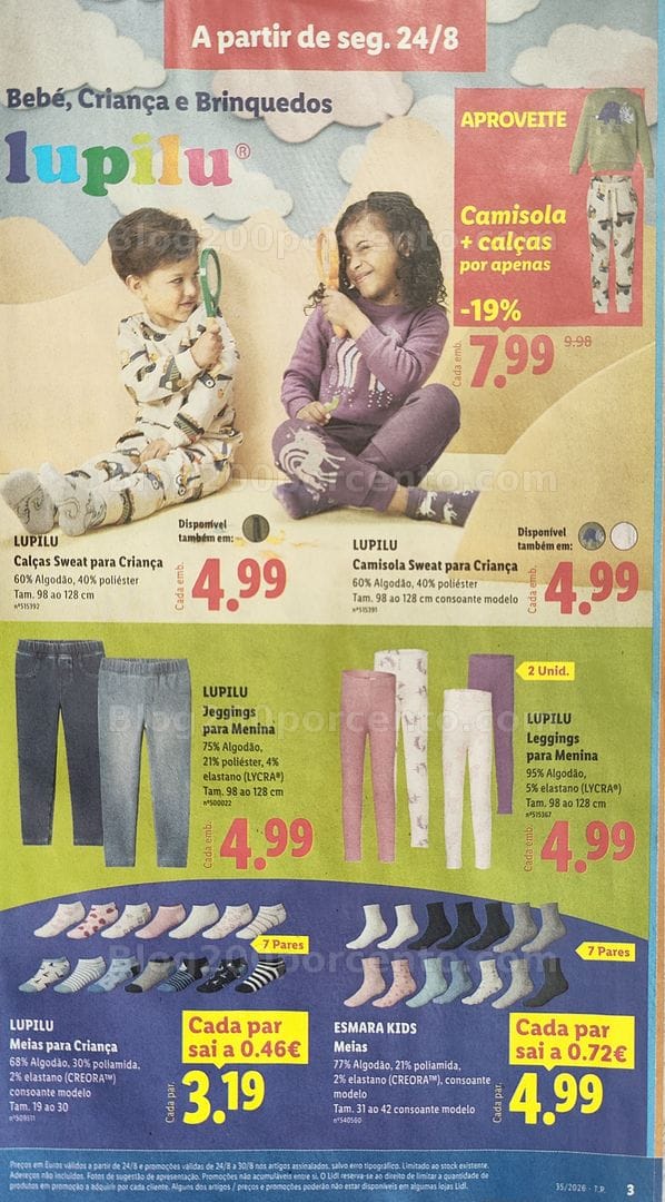 Antevisão Folheto LIDL Bazar Promoções de 24 agosto a 3 setembro