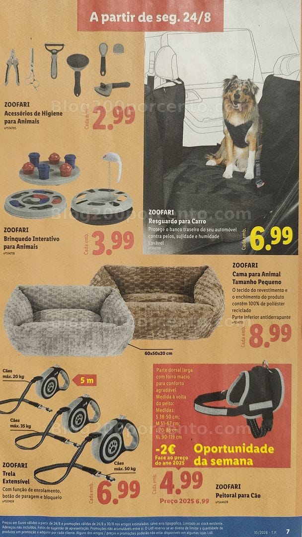 Antevisão Folheto LIDL Bazar Promoções de 24 agosto a 3 setembro