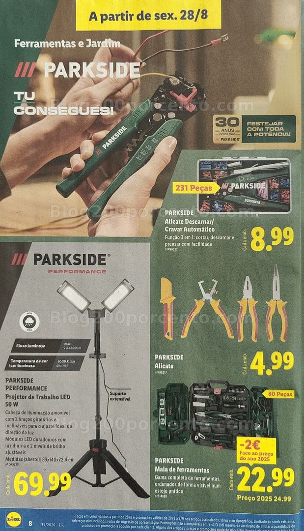 Antevisão Folheto LIDL Bazar Promoções de 24 agosto a 3 setembro