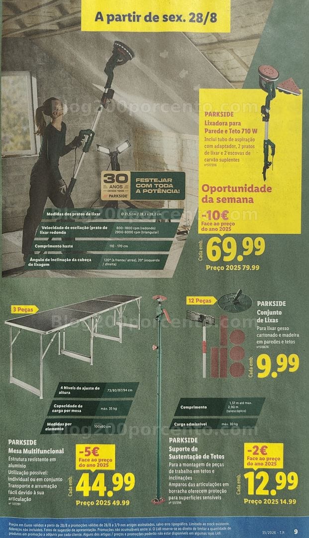 Antevisão Folheto LIDL Bazar Promoções de 24 agosto a 3 setembro