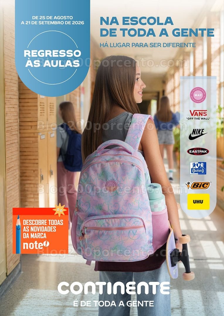 Antevisão Folheto CONTINENTE Açores Regresso às Aulas Promoções de 25 agosto a 21 setembro