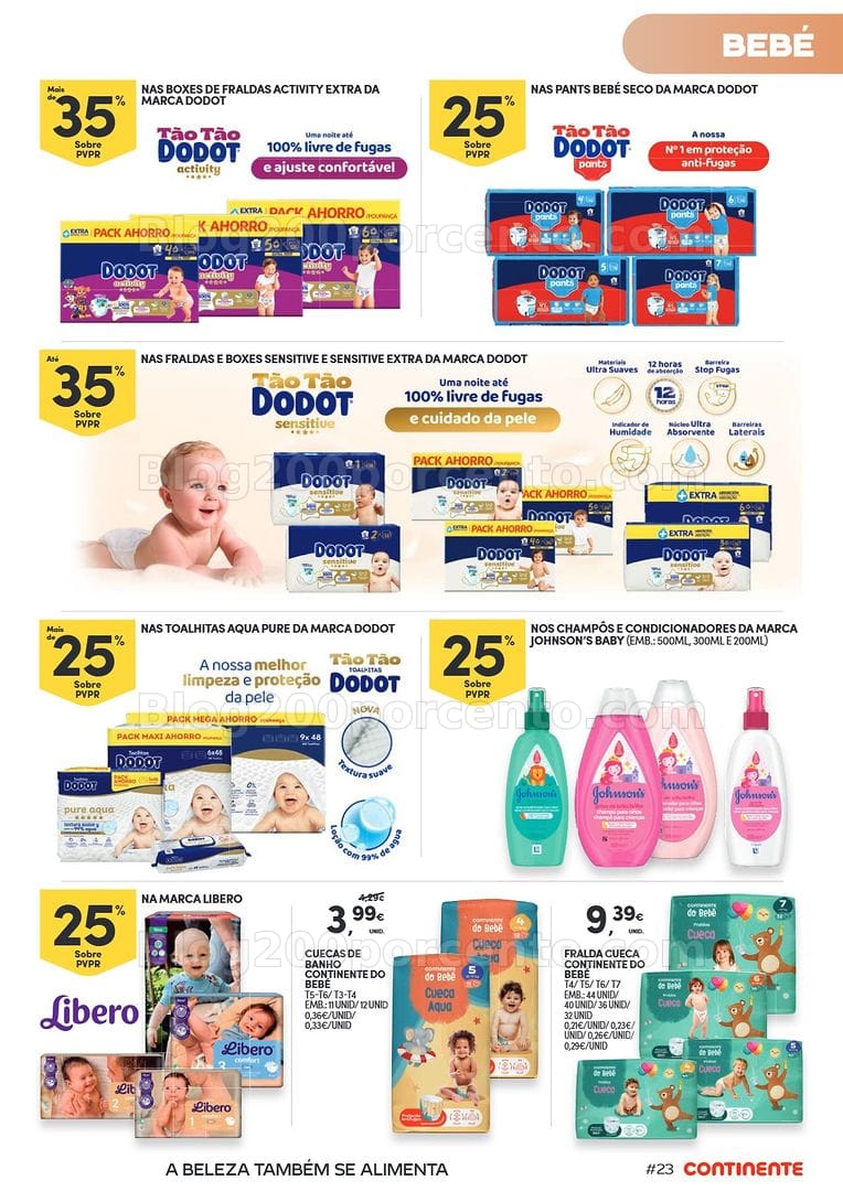 Antevisão Folheto CONTINENTE Beleza Promoções de 18 a 30 agosto