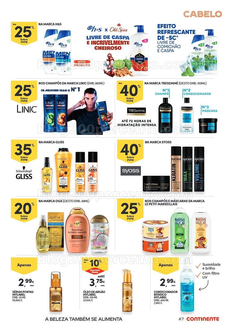 Antevisão Folheto CONTINENTE Beleza Promoções de 18 a 30 agosto