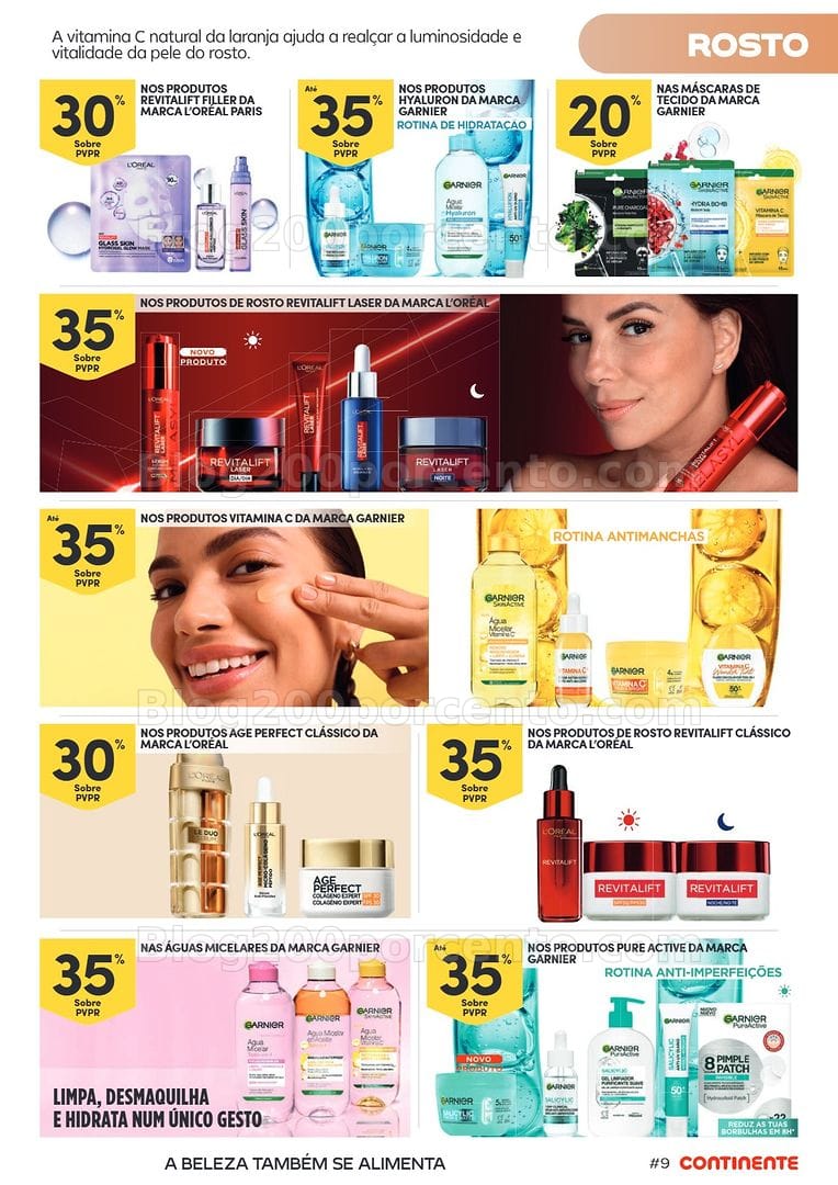 Antevisão Folheto CONTINENTE Beleza Promoções de 18 a 30 agosto