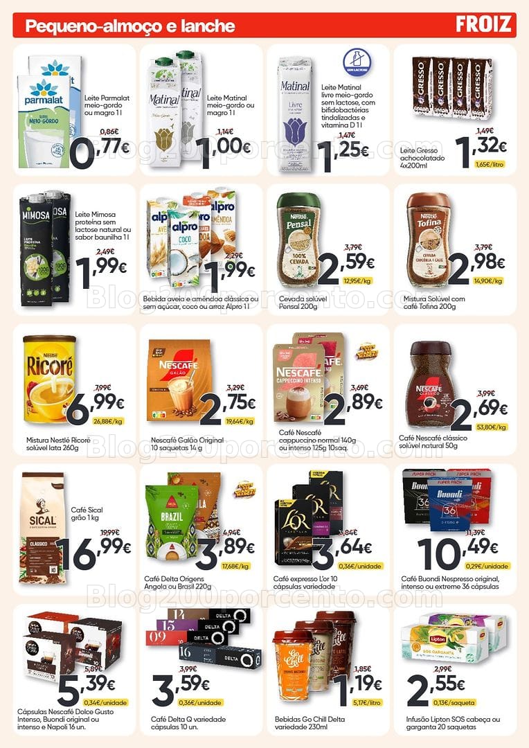 Antevisão Folheto FROIZ Promoções de 12 a 26 agosto