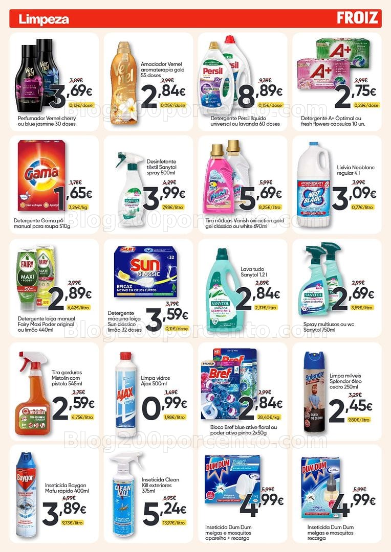 Antevisão Folheto FROIZ Promoções de 12 a 26 agosto