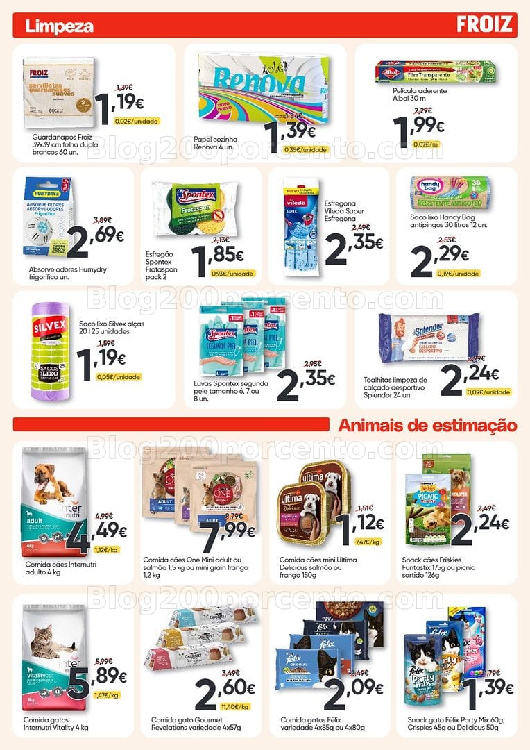 Antevisão Folheto FROIZ Promoções de 12 a 26 agosto