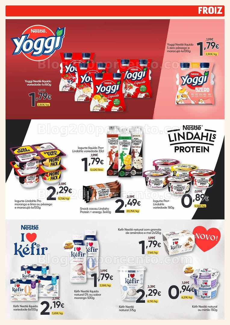 Antevisão Folheto FROIZ Promoções de 12 a 26 agosto