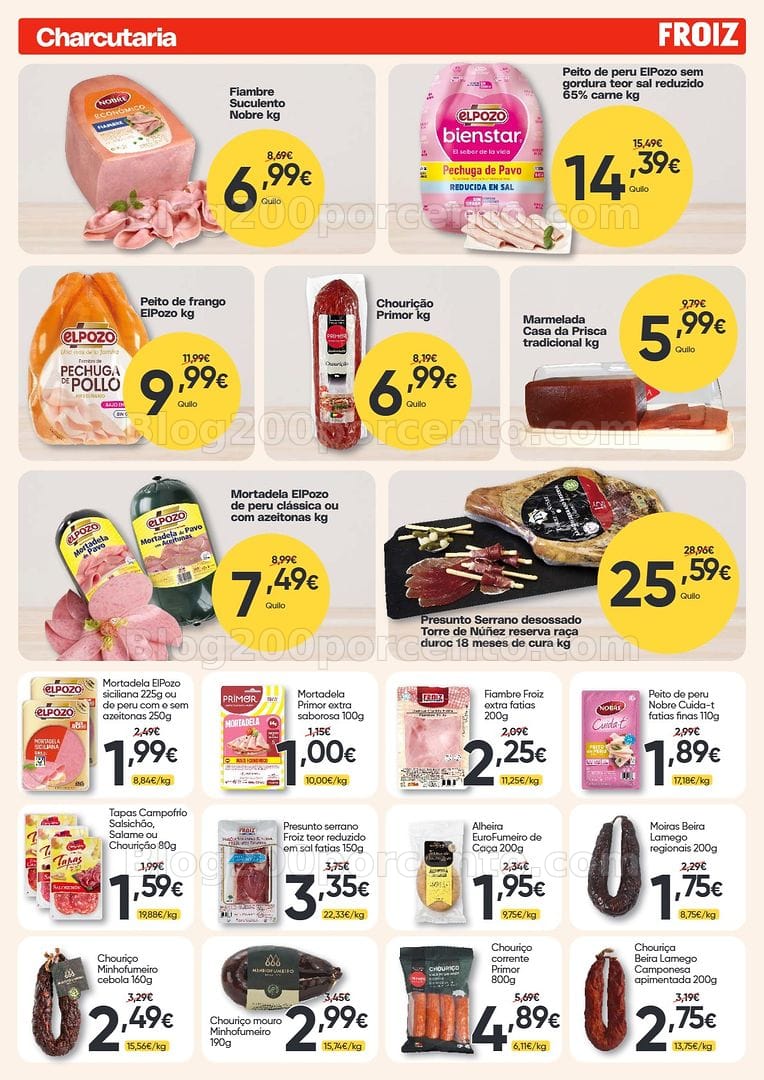 Antevisão Folheto FROIZ Promoções de 12 a 26 agosto