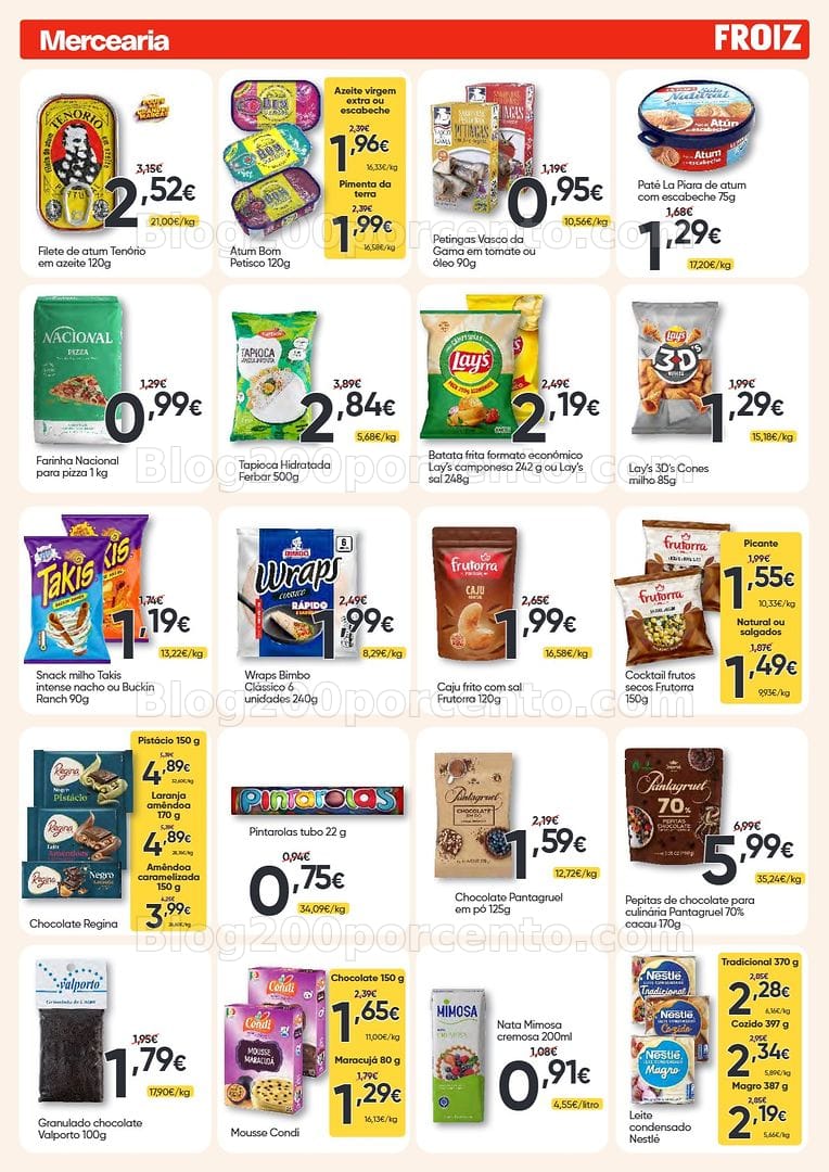 Antevisão Folheto FROIZ Promoções de 27 agosto a 15 setembro