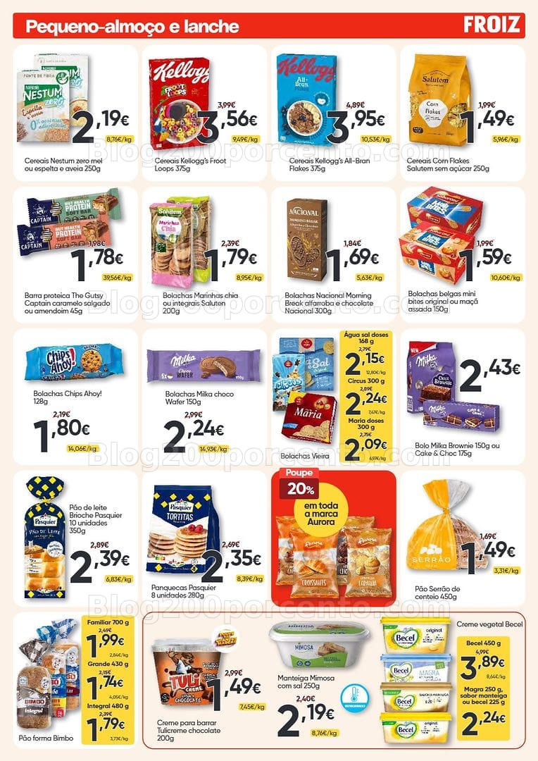 Antevisão Folheto FROIZ Promoções de 27 agosto a 15 setembro
