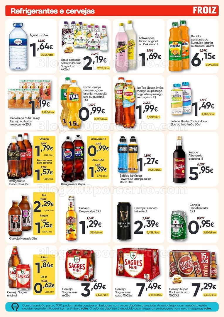 Antevisão Folheto FROIZ Promoções de 27 agosto a 15 setembro