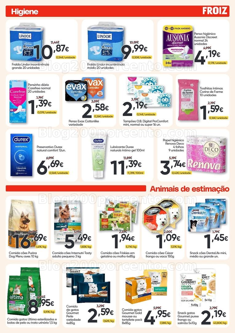 Antevisão Folheto FROIZ Promoções de 27 agosto a 15 setembro
