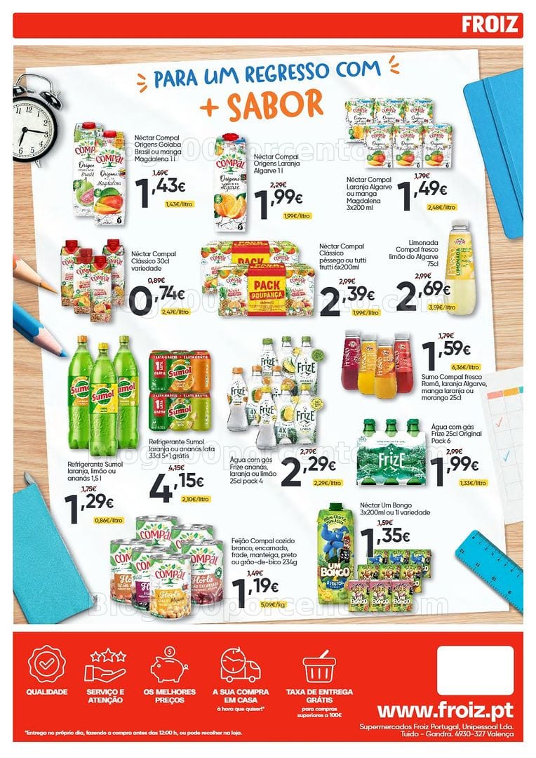 Antevisão Folheto FROIZ Promoções de 27 agosto a 15 setembro