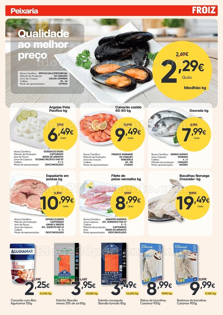 Antevisão Folheto FROIZ Promoções de 27 agosto a 15 setembro