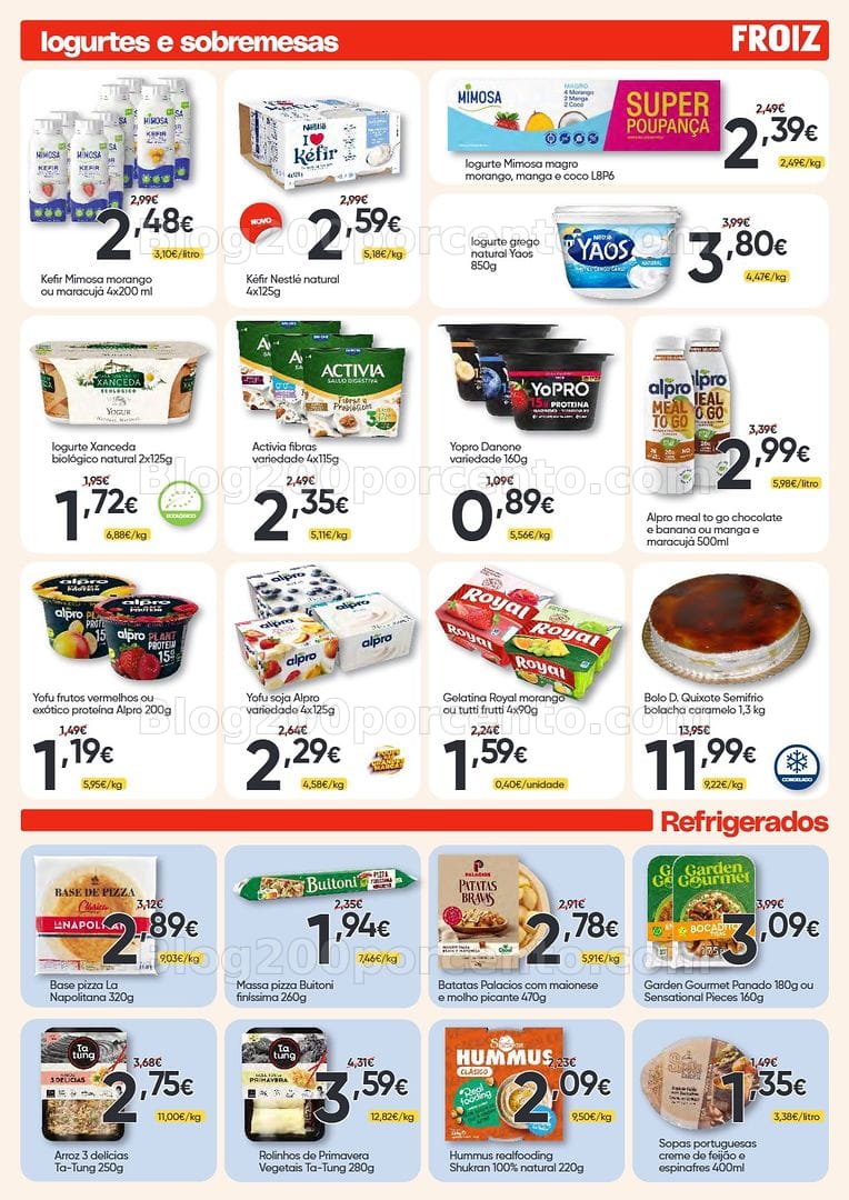 Antevisão Folheto FROIZ Promoções de 27 agosto a 15 setembro